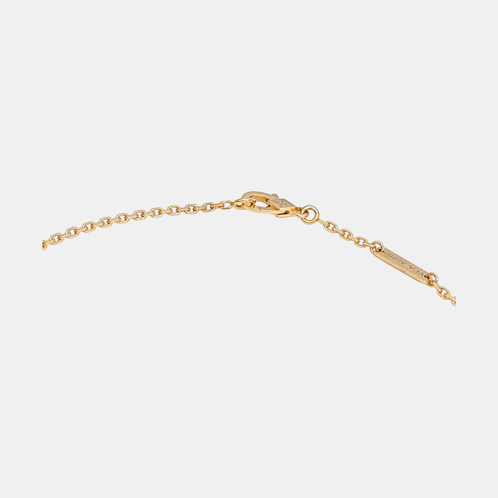Two Butterfly 18k Rose Gold Necklace