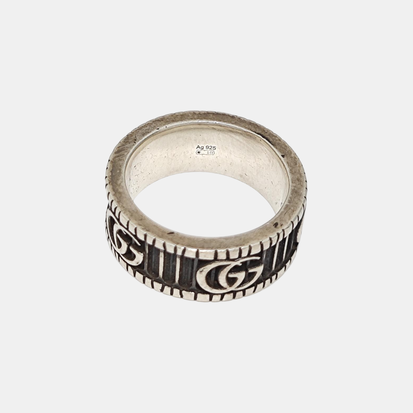 GG Running 925 Sterling Silver Ring HK 11