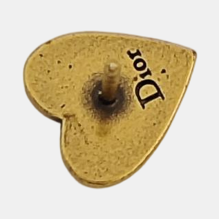 Dior Tribales Metal Black Stud Earrings