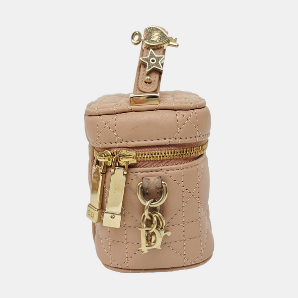Lady Dior Super Mini Cannage Calfskin Pink