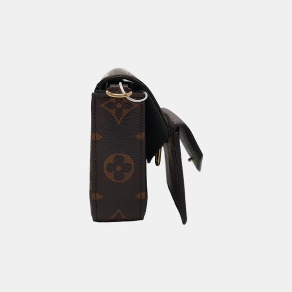 FÉLICIE Monogram Coated Canvas Brown