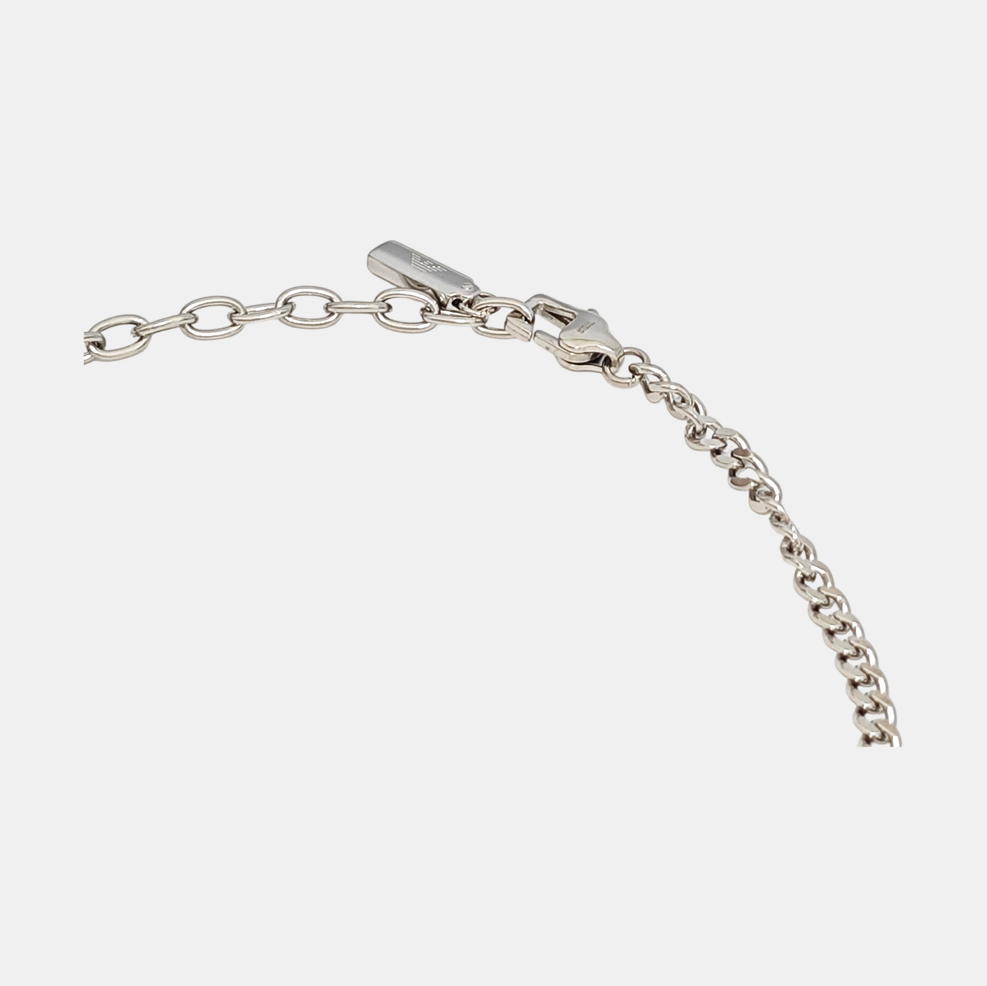 Authenticated pre-owned  Stainless Steel Silver Necklace - Necklace at Looply
