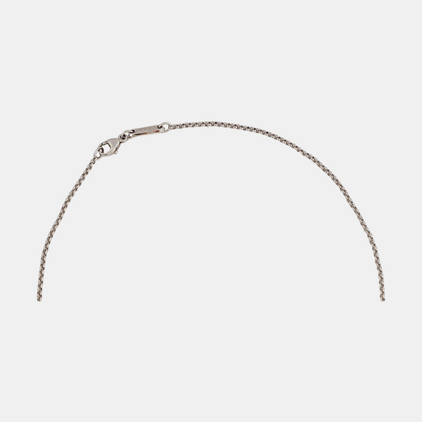 HAPPY DIAMONDS 18k White Gold Silver Necklace