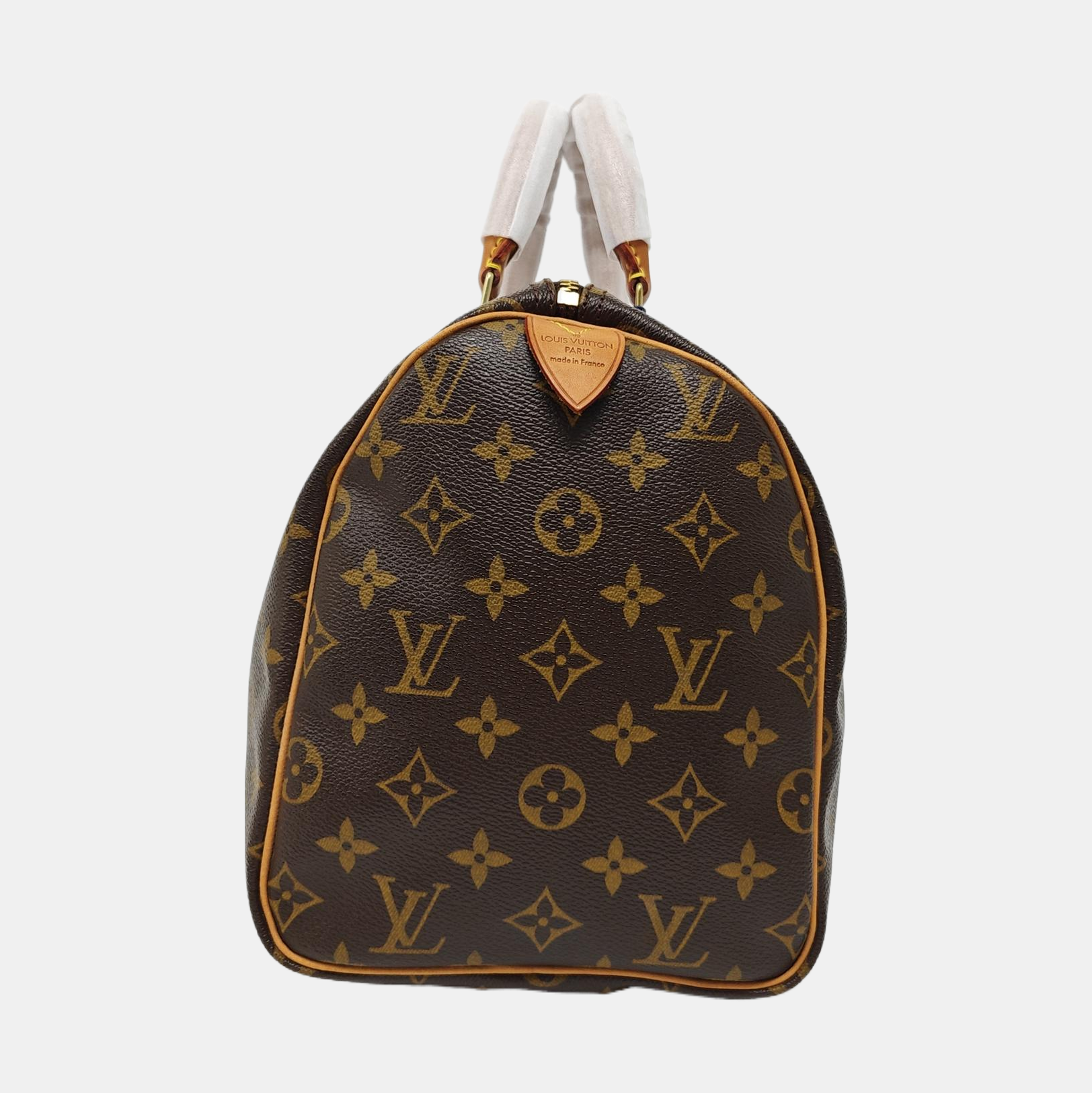 SPEEDY 30 Monogram Coated Canvas Brown