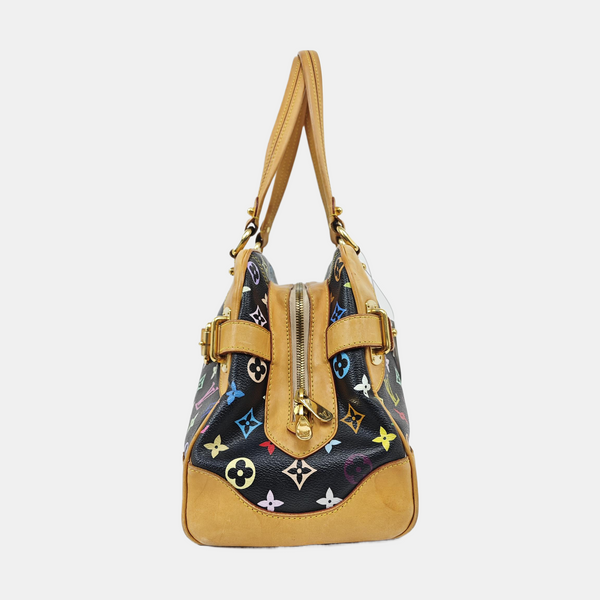 LV × TM CLAUDIA Monogram Coated Canvas Black