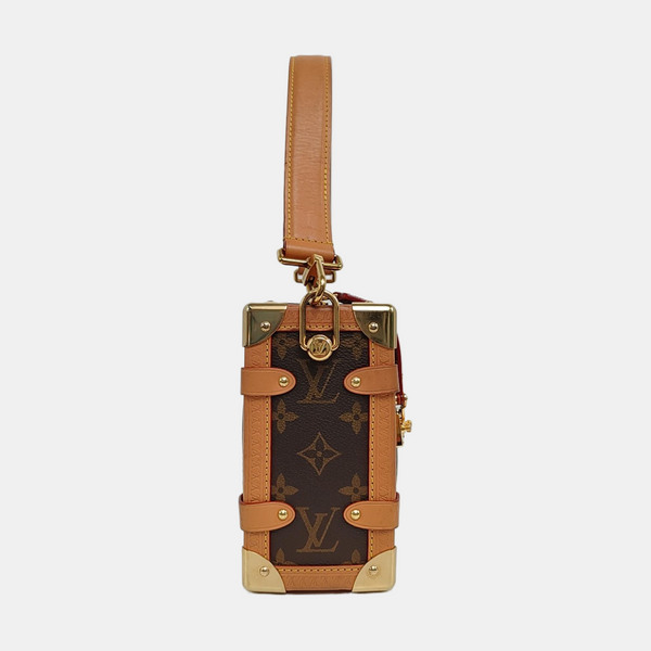 SIDE TRUNK MM Monogram Coated Canvas Brown