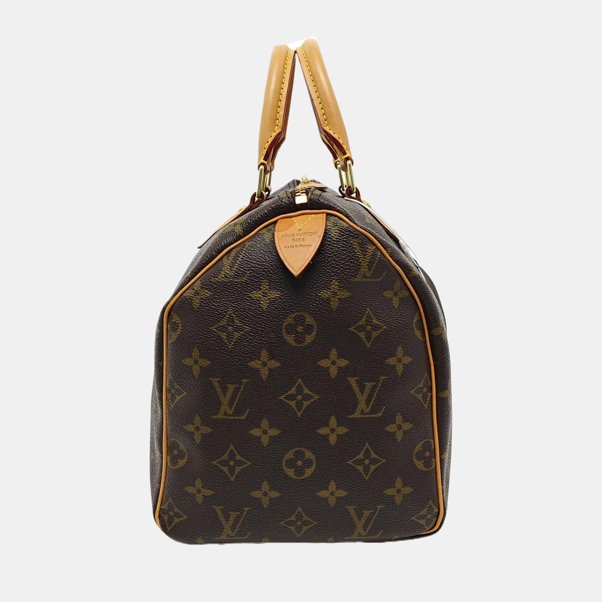 SPEEDY 30 Monogram Coated Canvas Brown