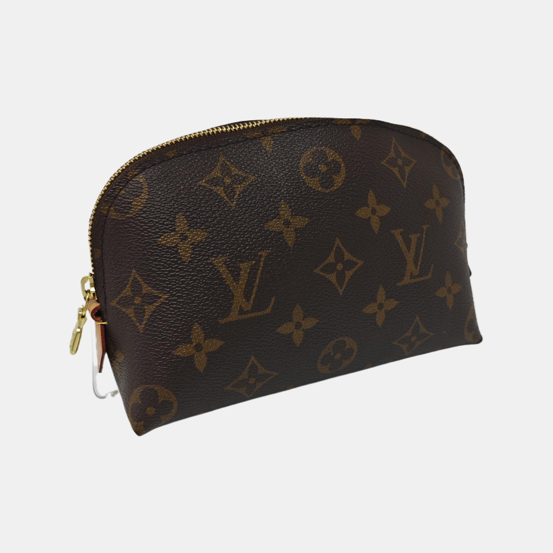 COSMETIC PM Monogram Coated Canvas Brown