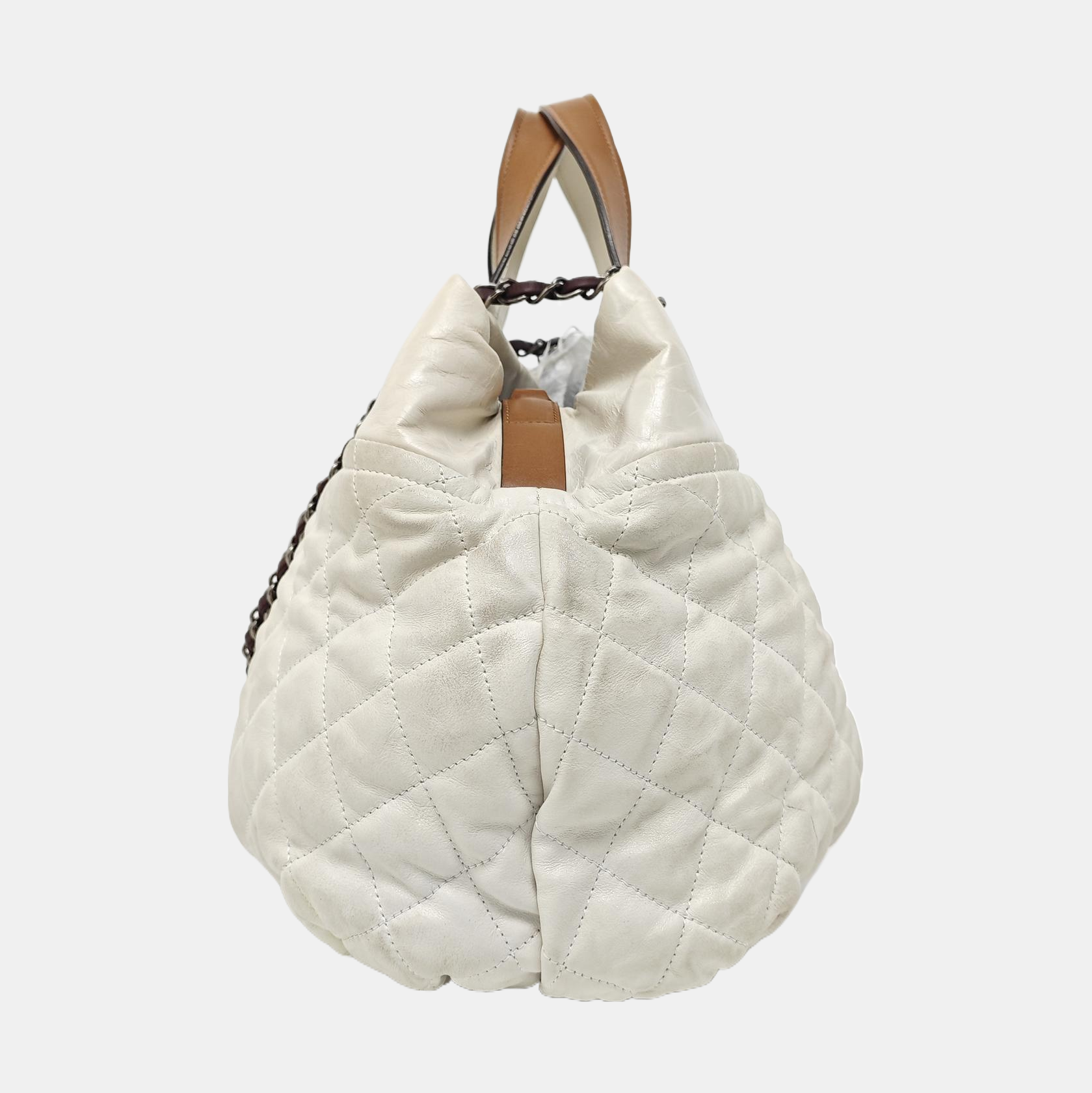 THE MIX Quilted Calfskin White