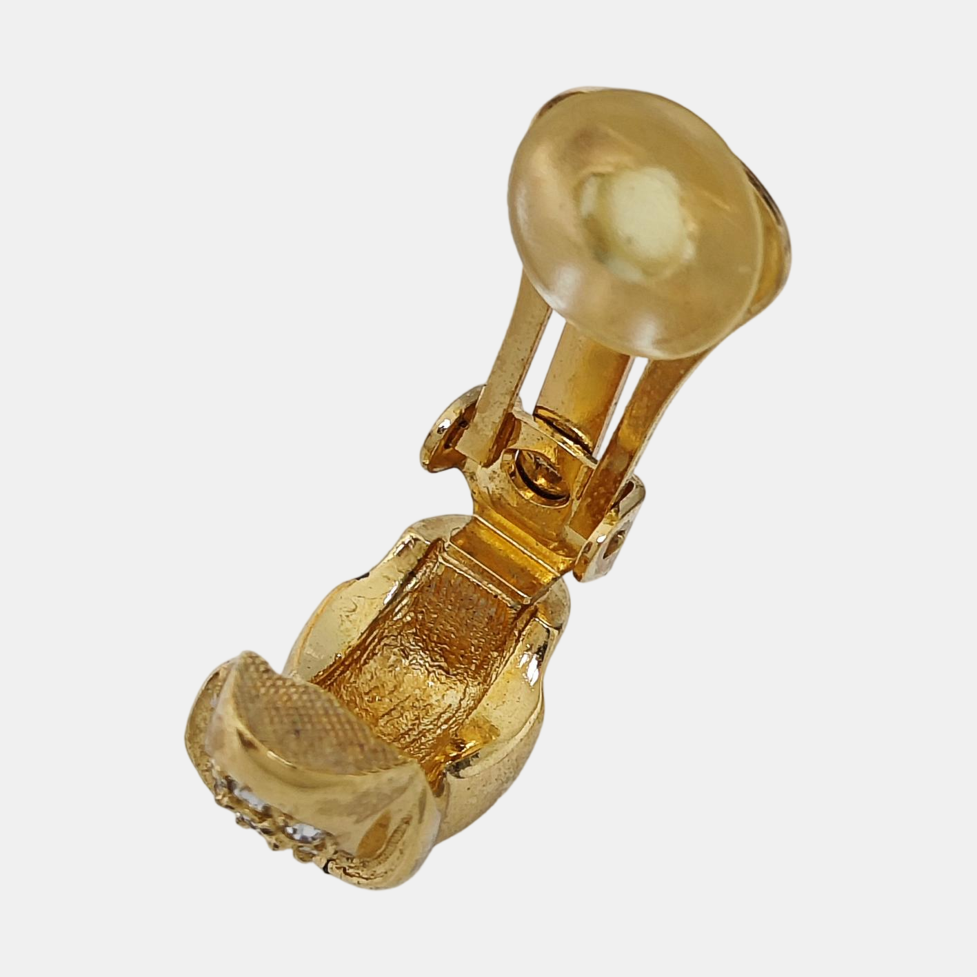Metal Gold Clip On Earrings