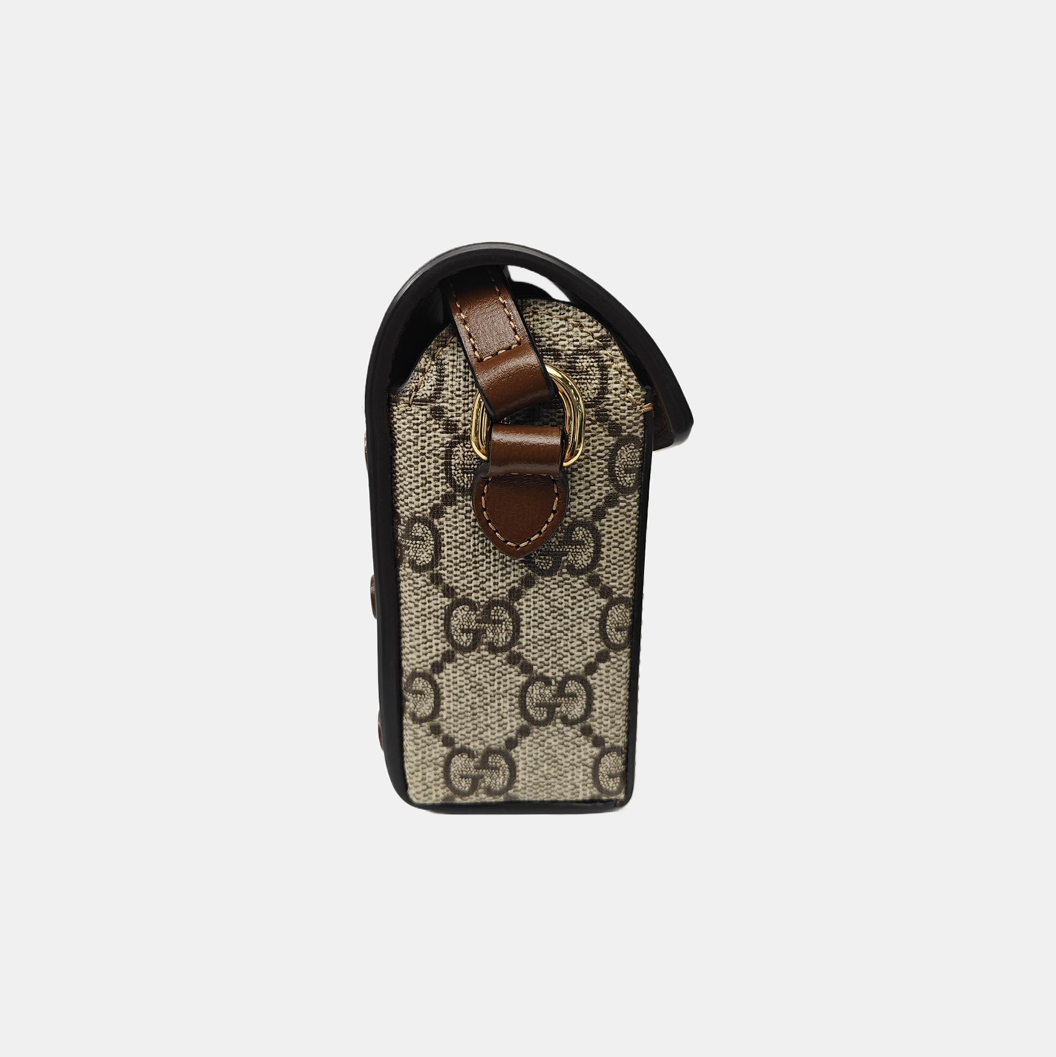 Horsebit 1955 Mini Monogram Coated Canvas Beige
