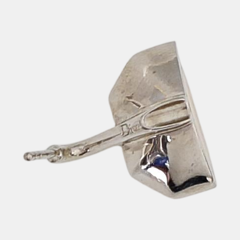 Metal Silver Stud Earrings