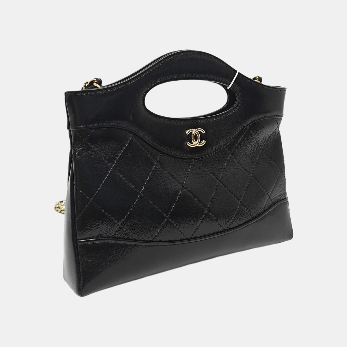 CHANEL 31 Nano Quilted Calfskin Black