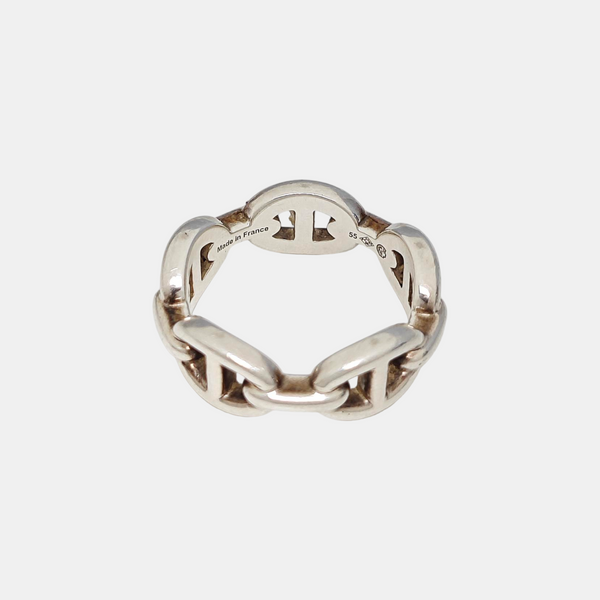 Chaine D'ancre Enchainee 925 Sterling Silver Ring EU 55