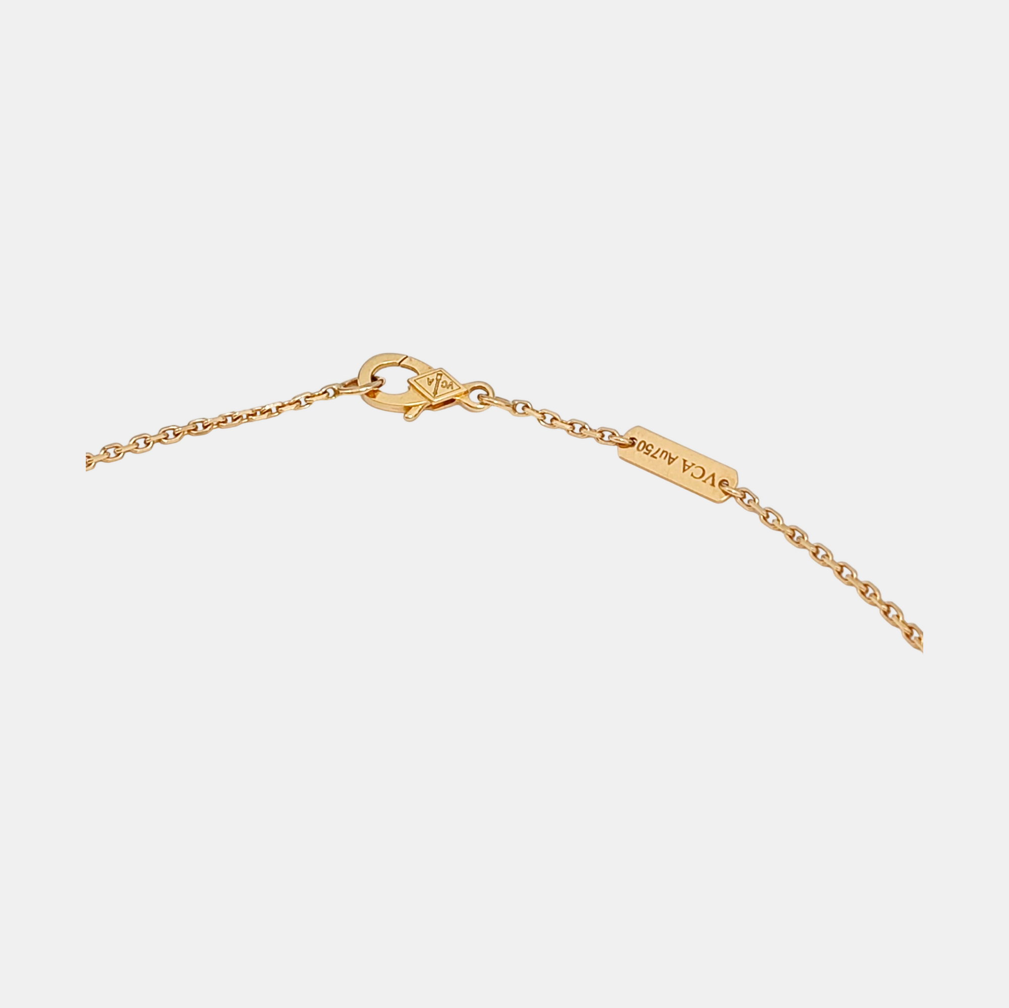 Vintage Alhambra 18k Rose Gold Necklace
