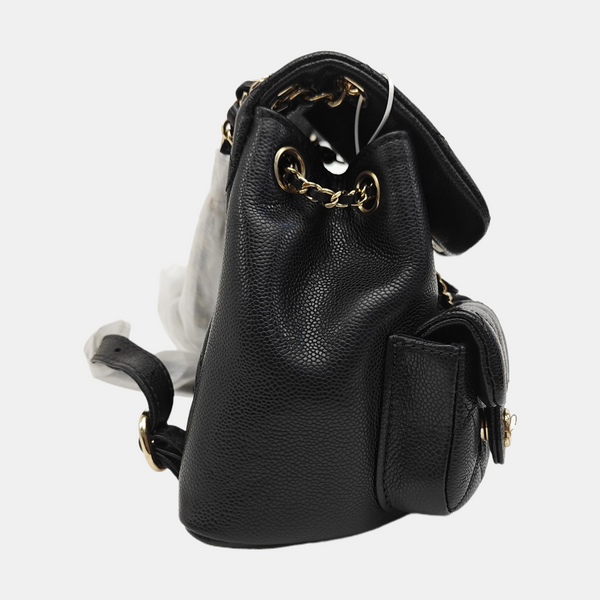 DUMA Quilted Calfskin Black