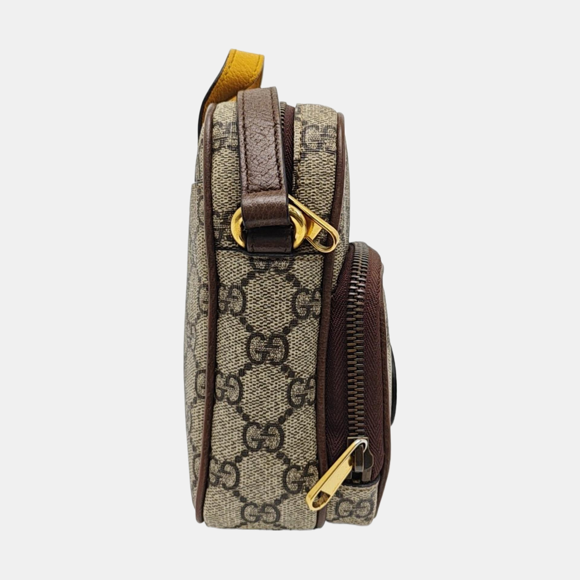 Neo Vintage Mini Monogram Coated Canvas Brown