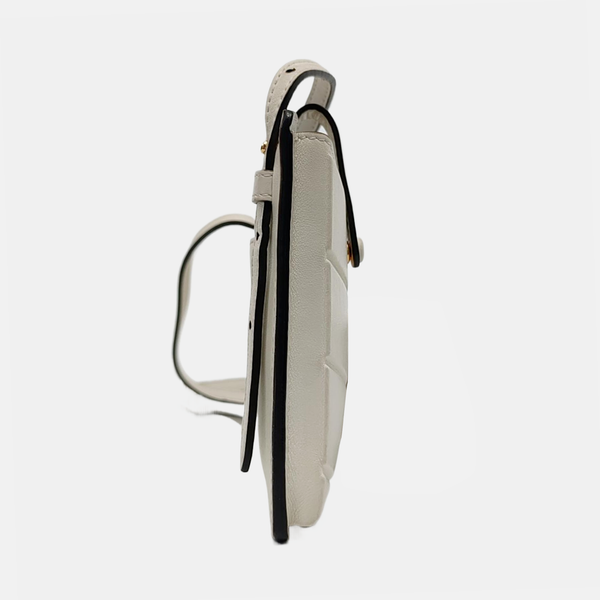 2 Pockets Calfskin White