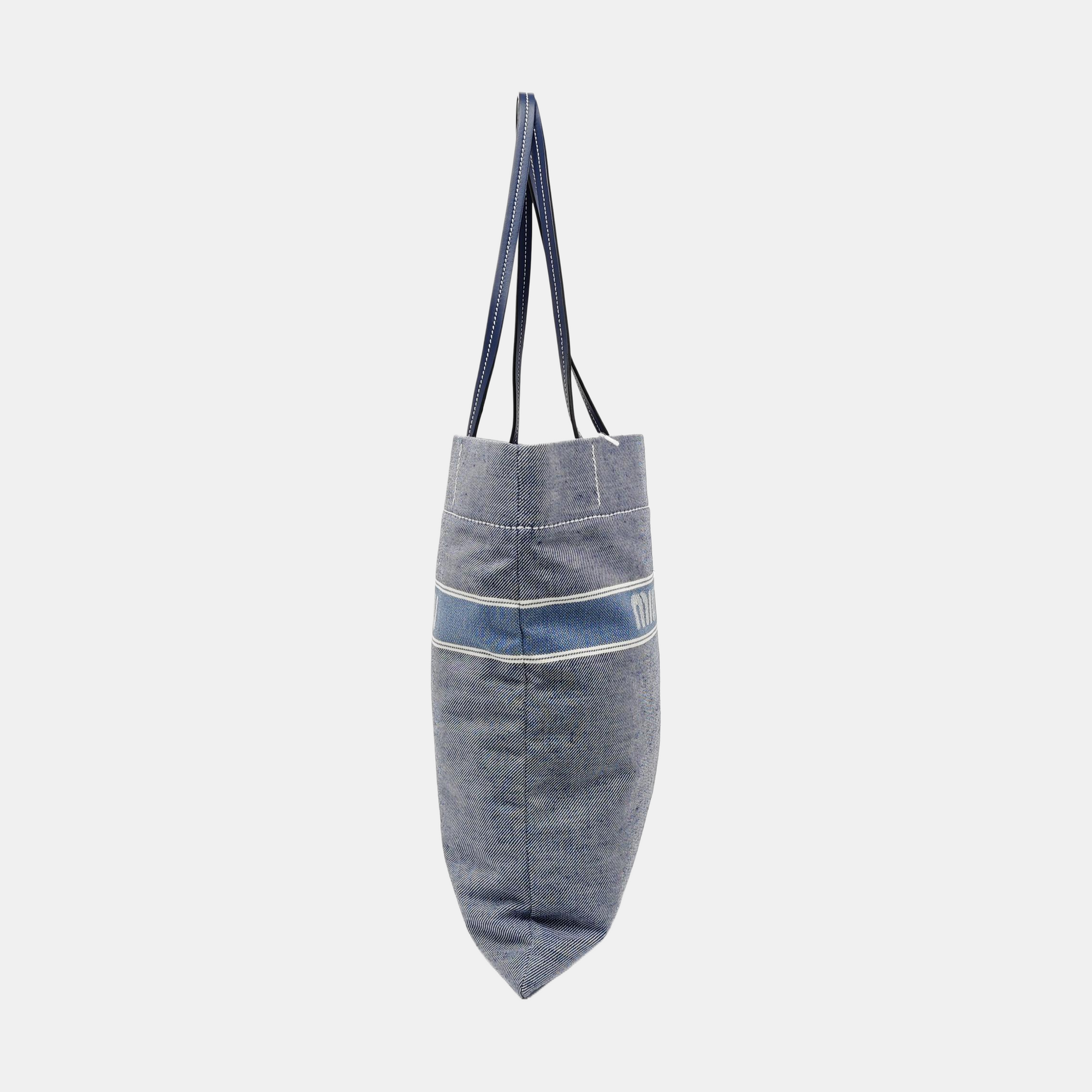 Fabric Shoulder Bag Blue