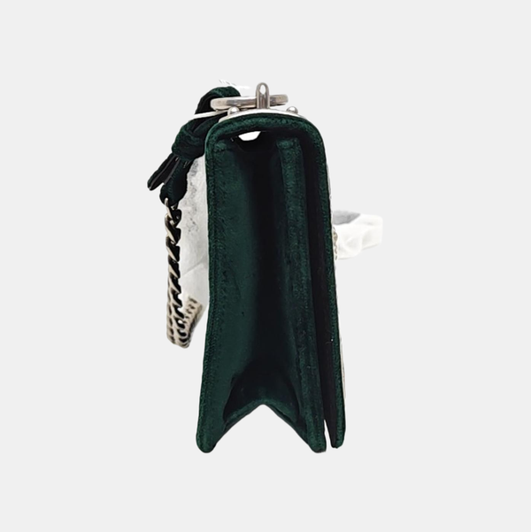 Velvet Shoulder Bag Green