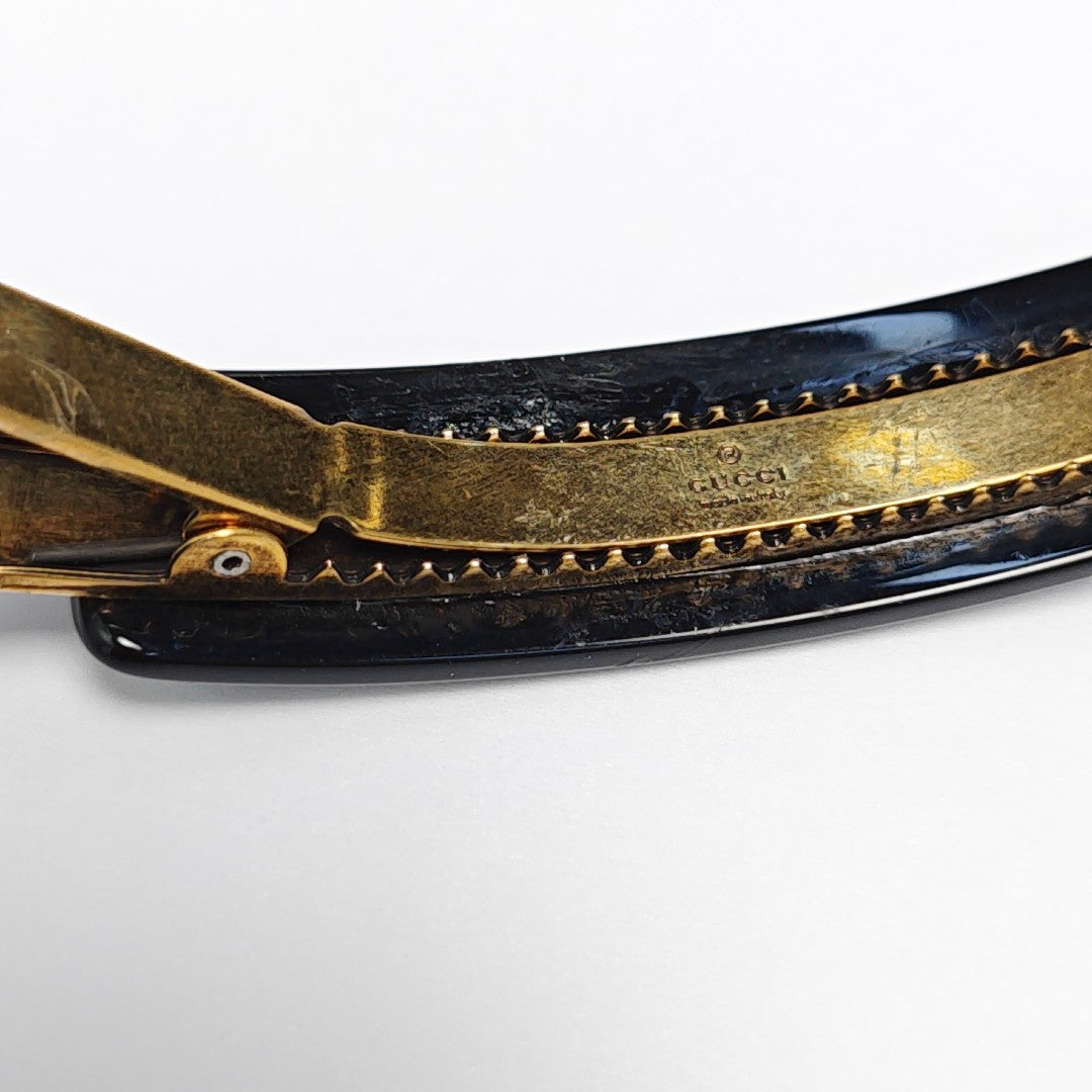 Synthetic Hair Clip Black