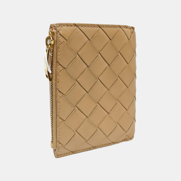 Calfskin Wallet Mini Gray