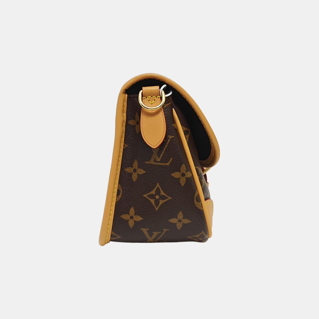 DIANE Monogram Coated Canvas Brown