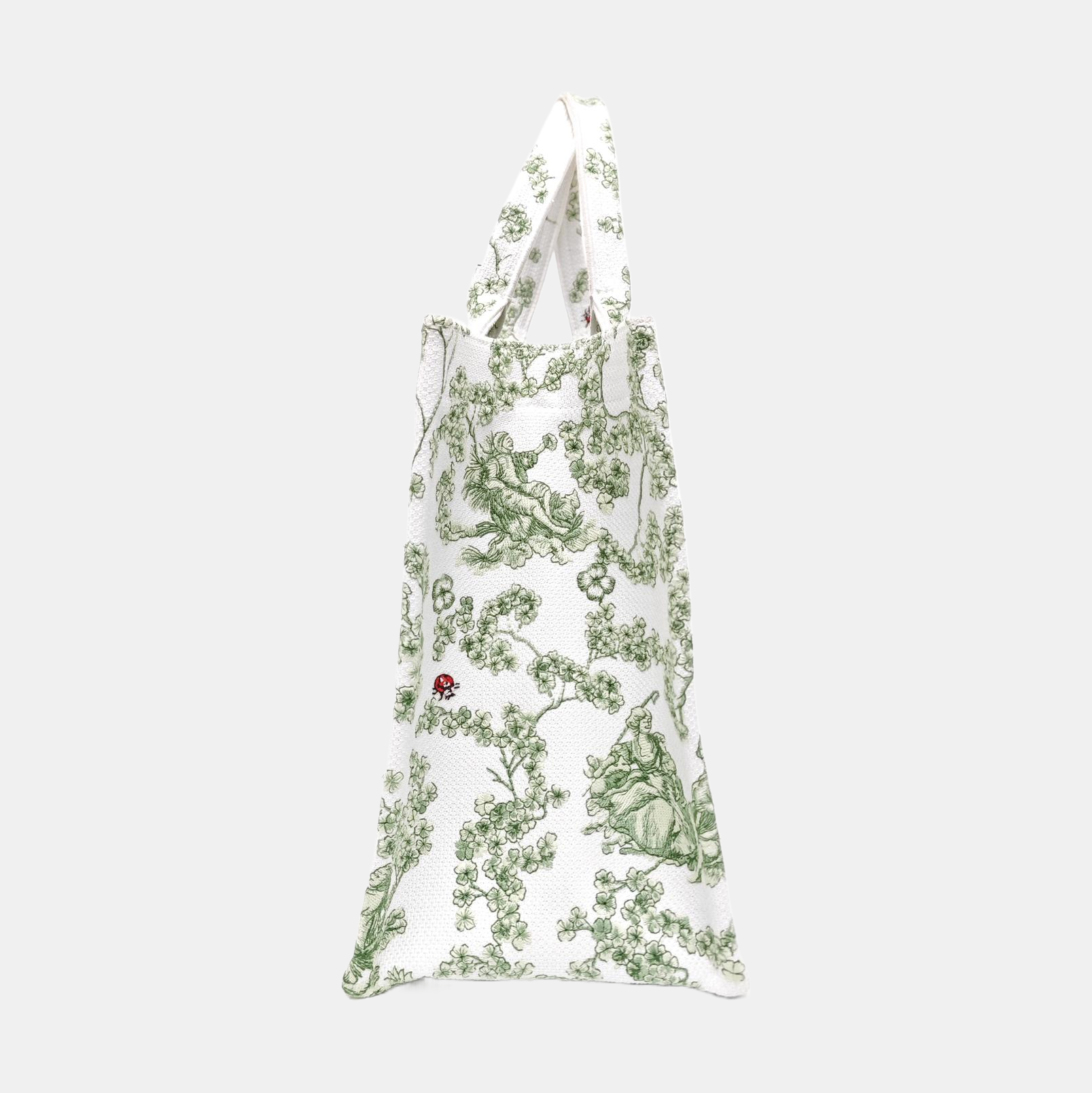 Book Tote Medium Fabric Green