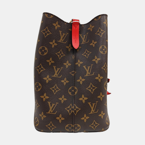 NÉONOÉ MM Monogram Coated Canvas Brown