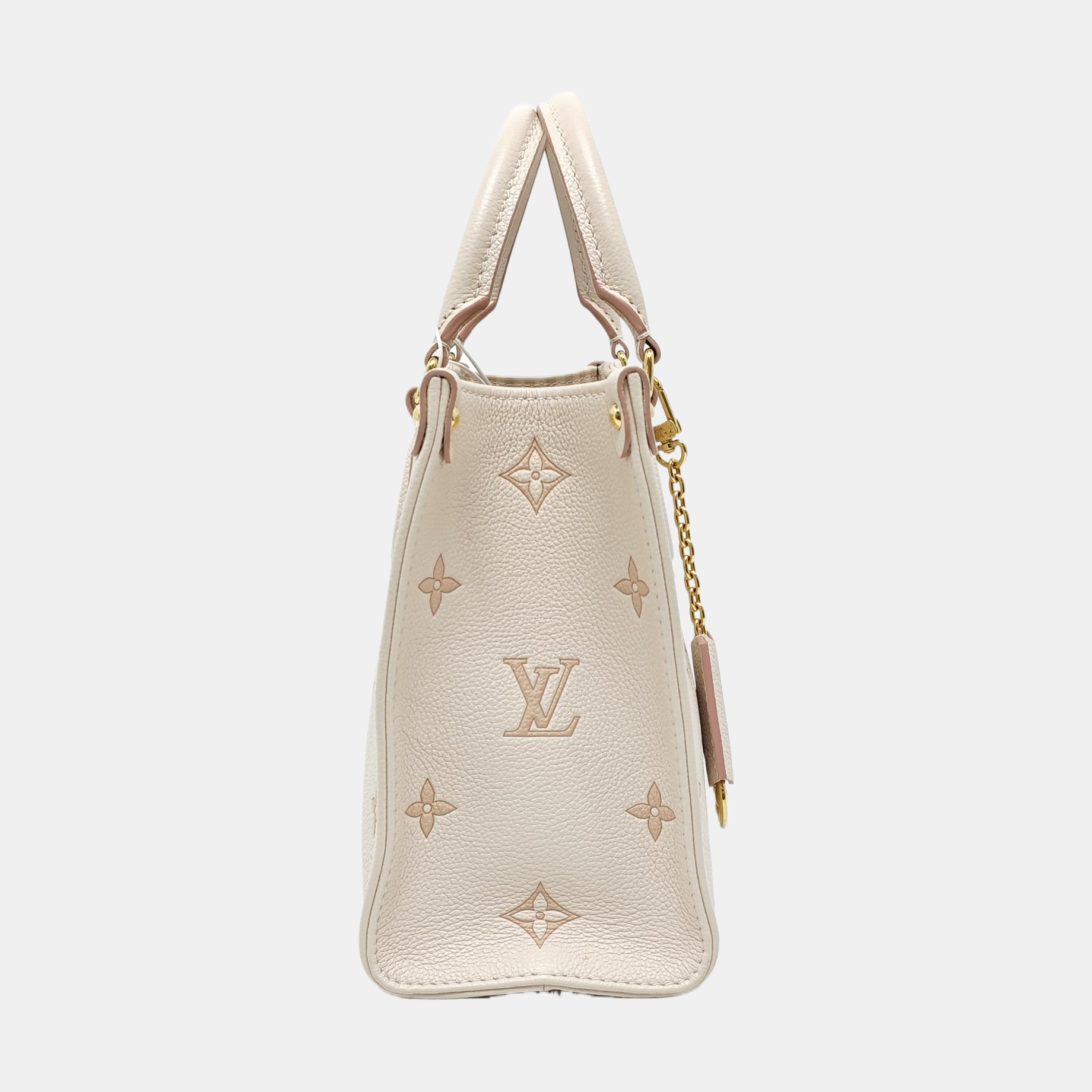 ONTHEGO PM Monogram Calfskin Beige