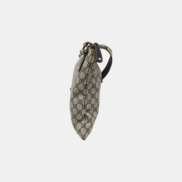 Monogram Coated Canvas Shoulder Bag Blue