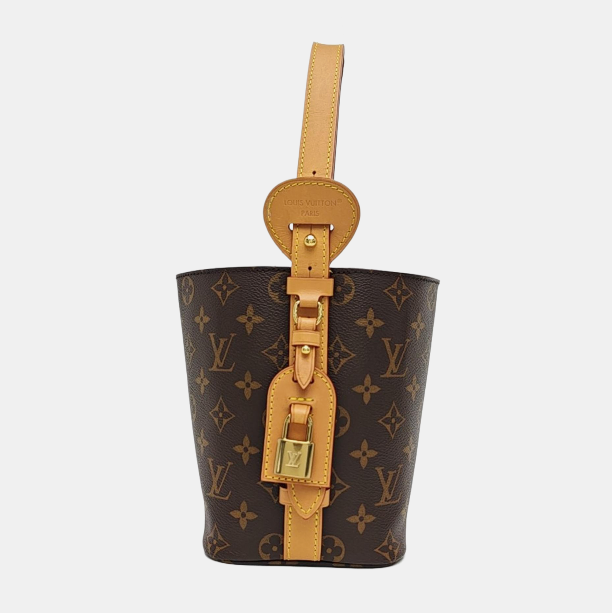 ALL IN Monogram Coated Canvas Brown