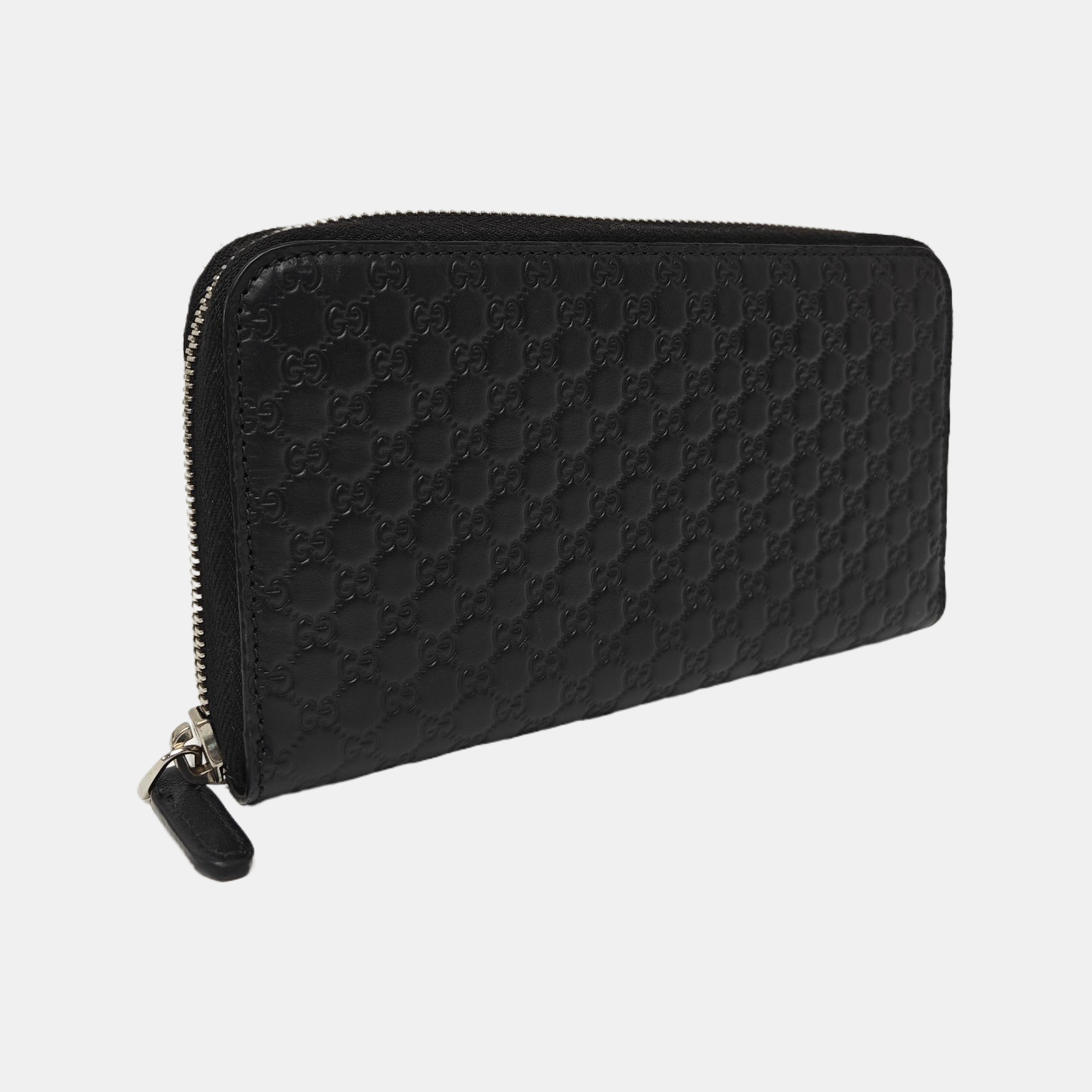Signature Monogram Calfskin Black Wallet