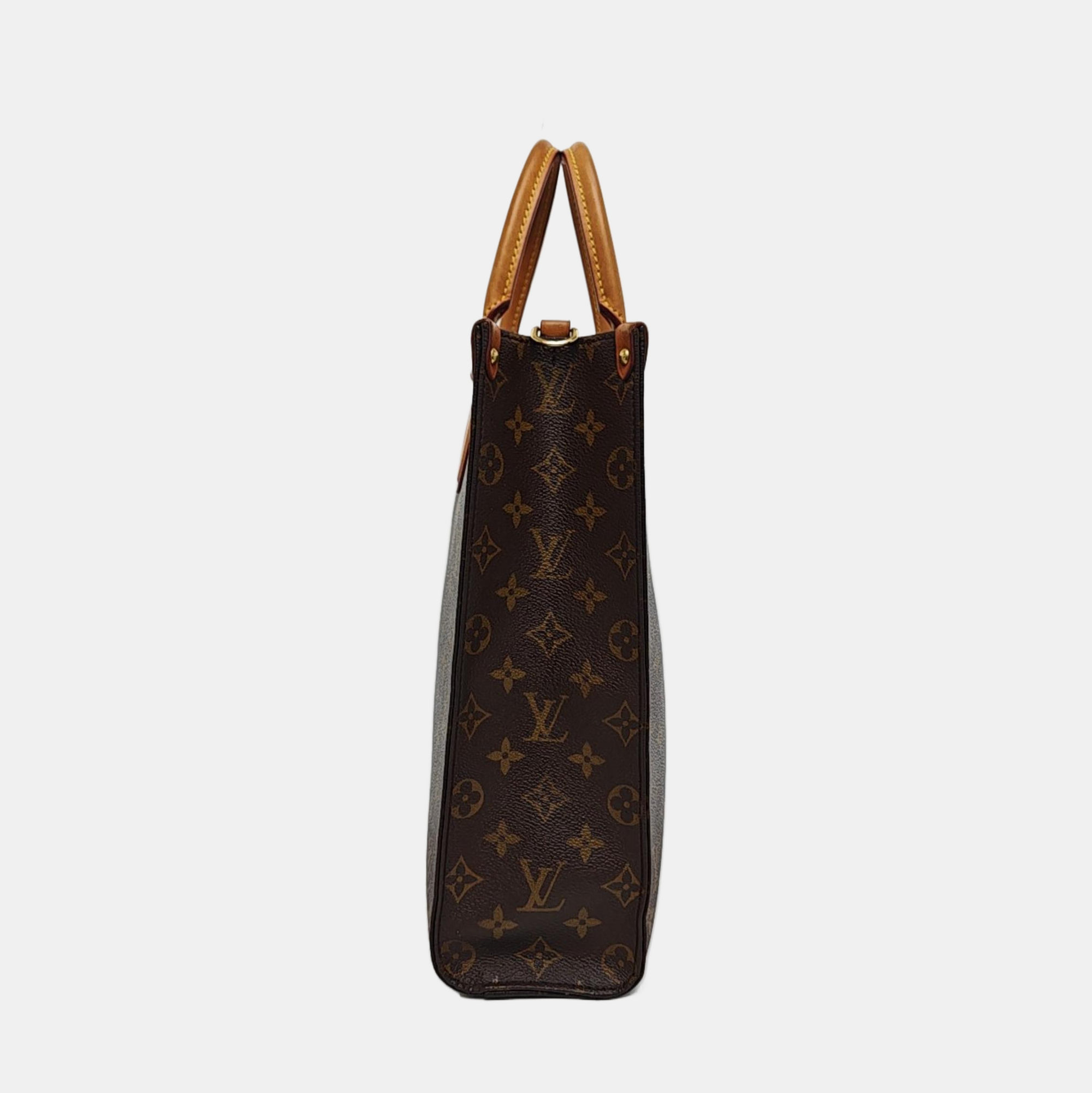 SAC PLAT MM Monogram Coated Canvas Brown