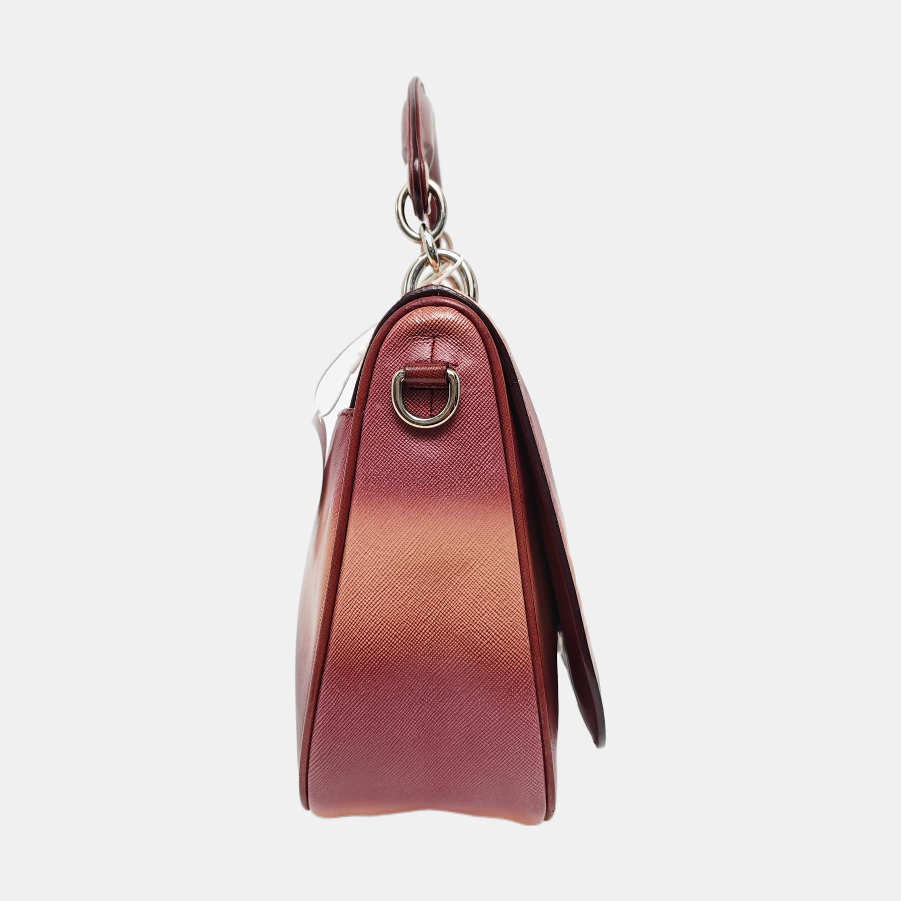 Authenticated pre-owned  Be Dior Medium Calfskin Red - Shoulder Bag at Looply
