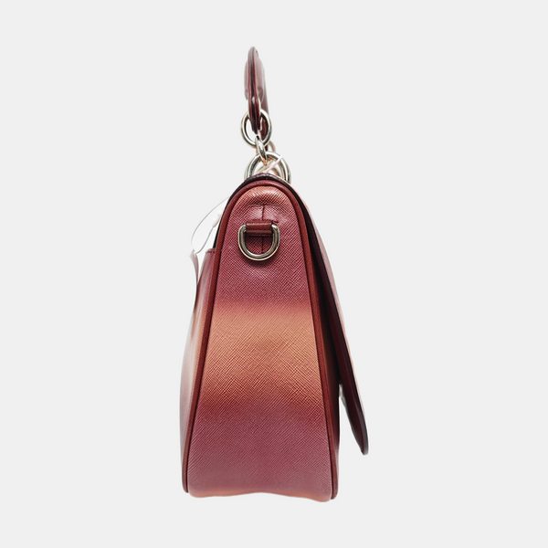 Authenticated pre-owned  Be Dior Medium Calfskin Red - Shoulder Bag at Looply