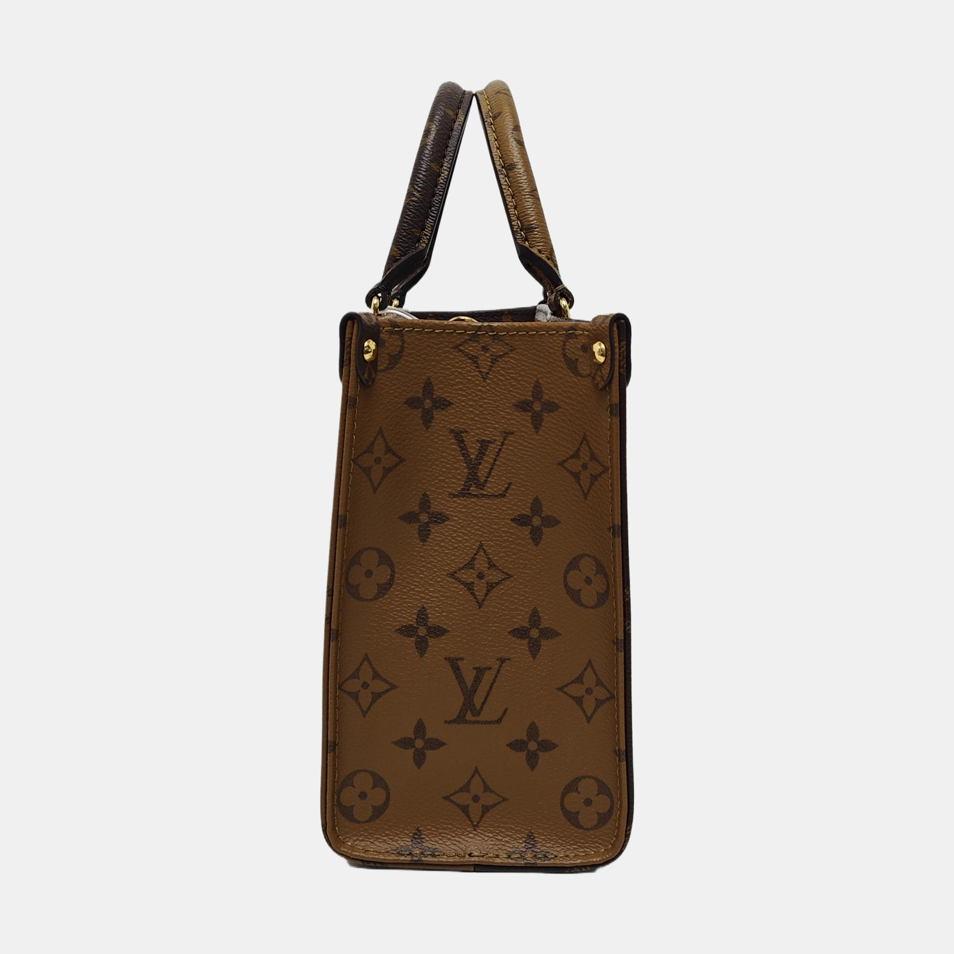 ONTHEGO PM Monogram Coated Canvas Brown