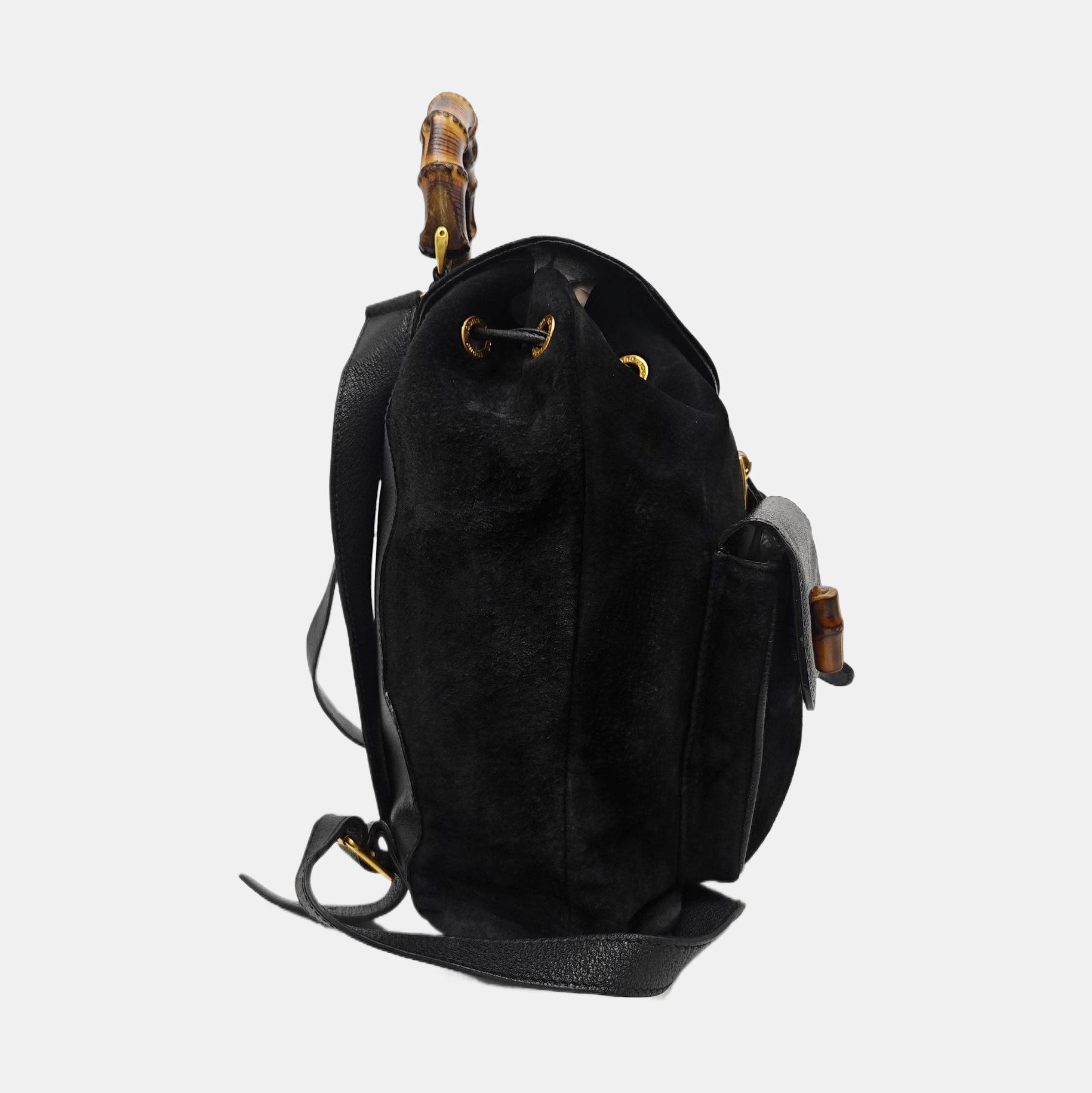 Bamboo 1947 Medium Suede Black