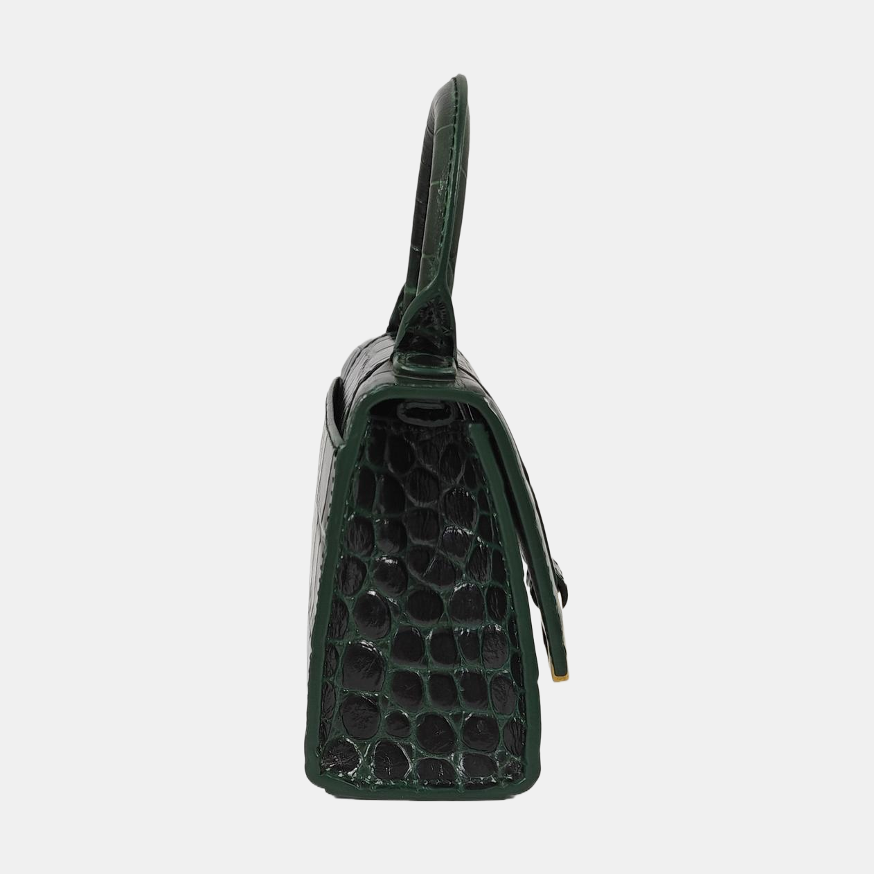 Hourglass Mini Calfskin Green