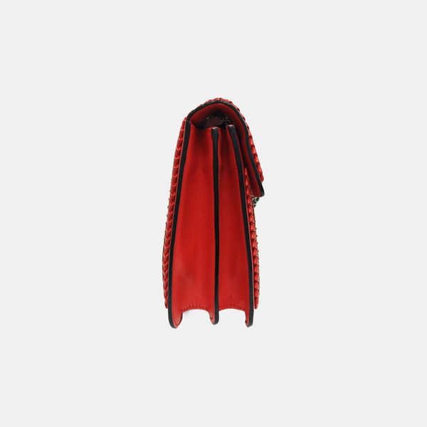 SERPENTI FOREVER Medium Calfskin Red