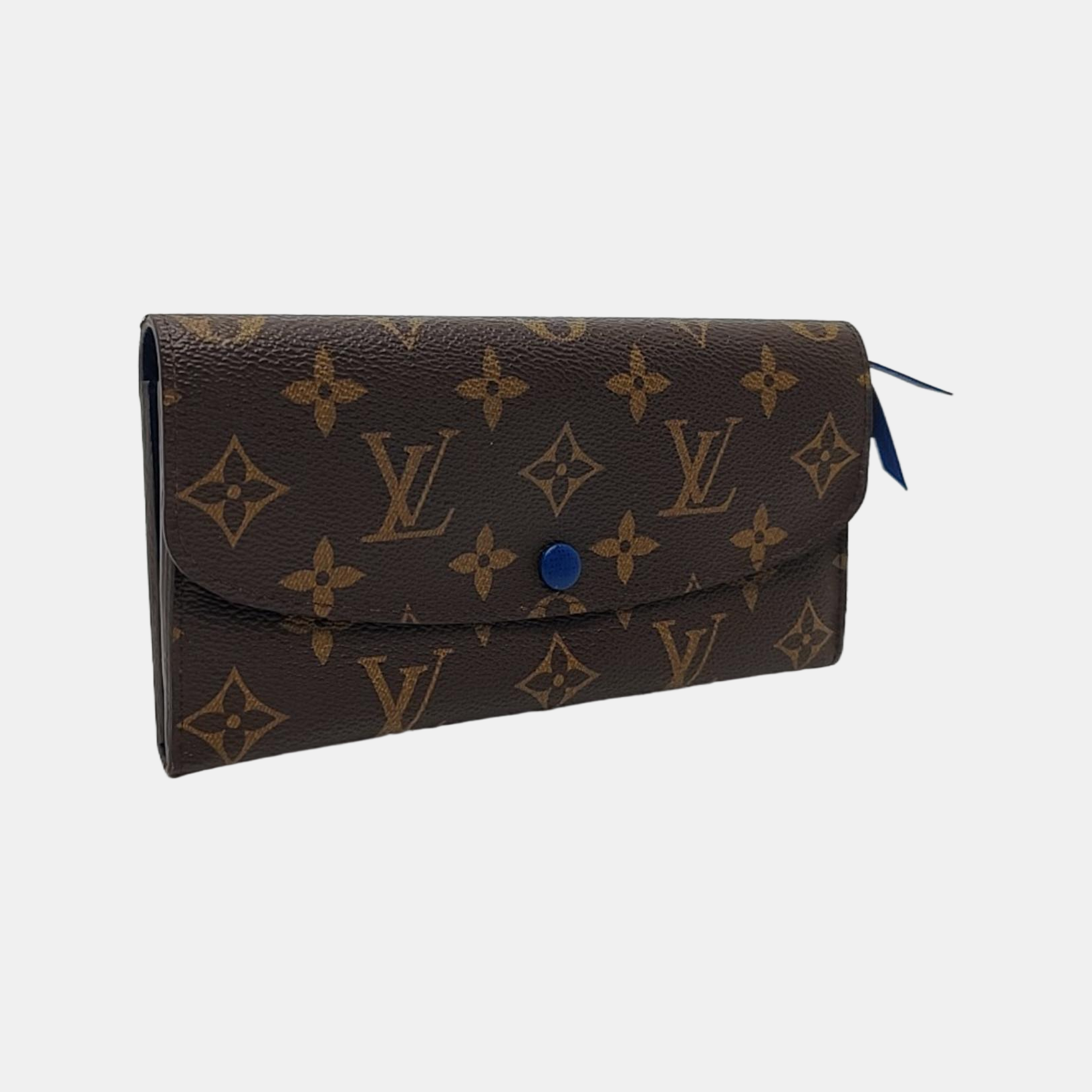 EMILIE Monogram Coated Canvas Brown Wallet