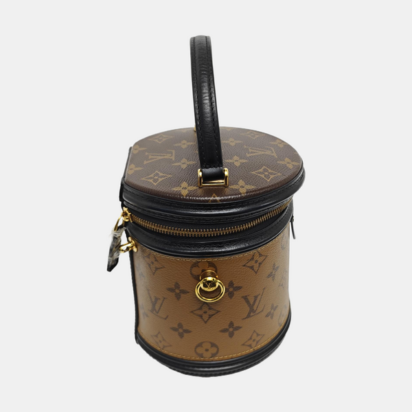 CANNES PM Monogram Coated Canvas Brown