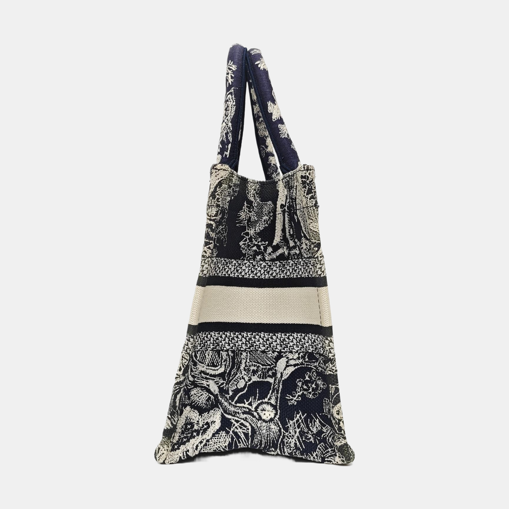 Book Tote Small Canvas Blue