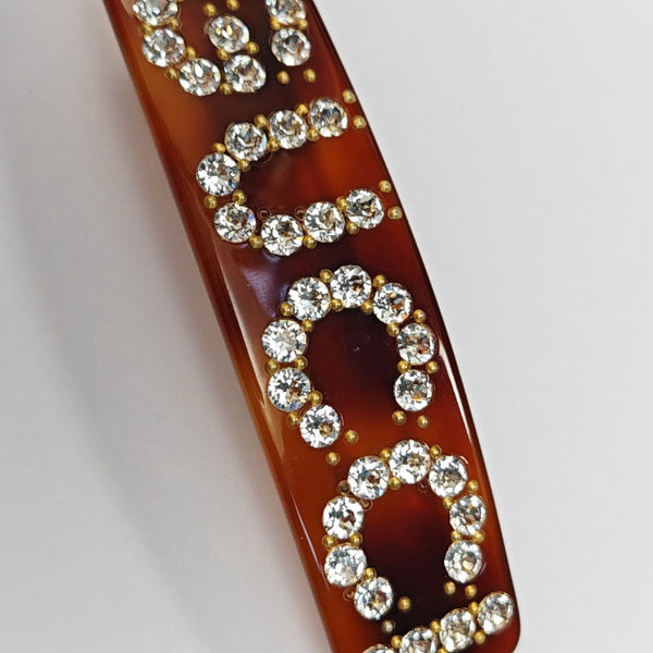 Synthetic Hair Clip Brown