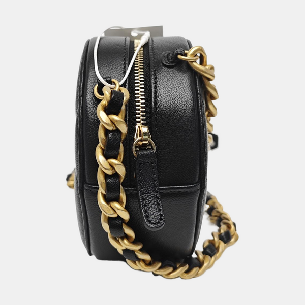 CHANEL 19 Small Quilted Lambskin Black