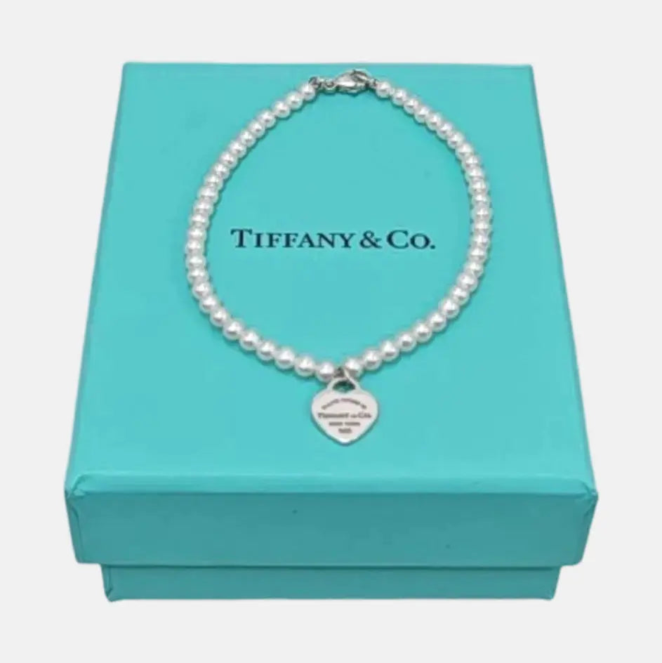 Return To Tiffany 925 Sterling Silver White Bracelet