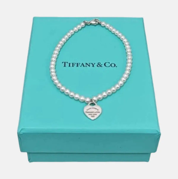 Return To Tiffany 925 Sterling Silver White Bracelet