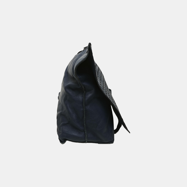 Calfskin Shoulder Bag Blue
