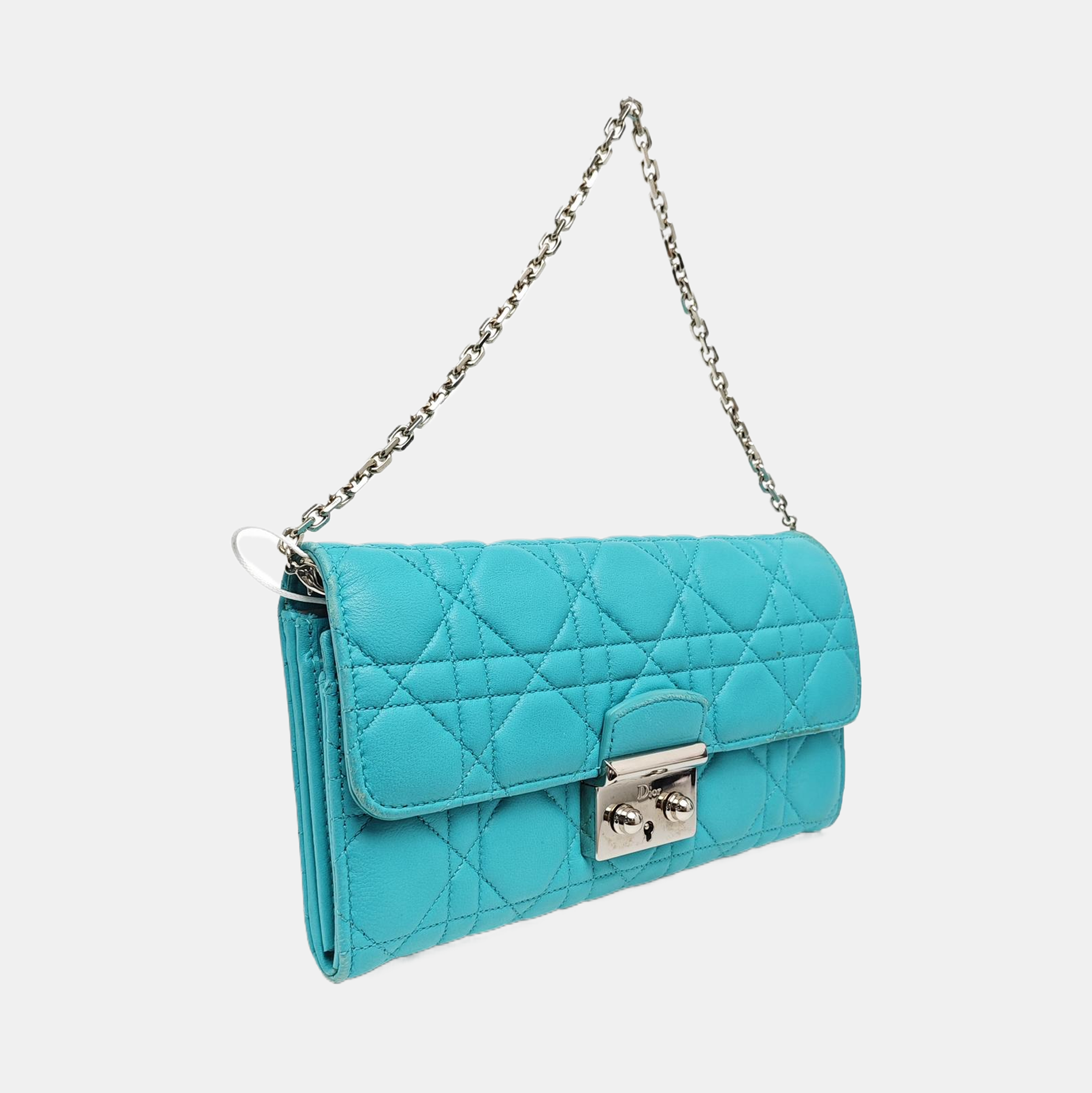 Miss Dior Cannage Calfskin Green