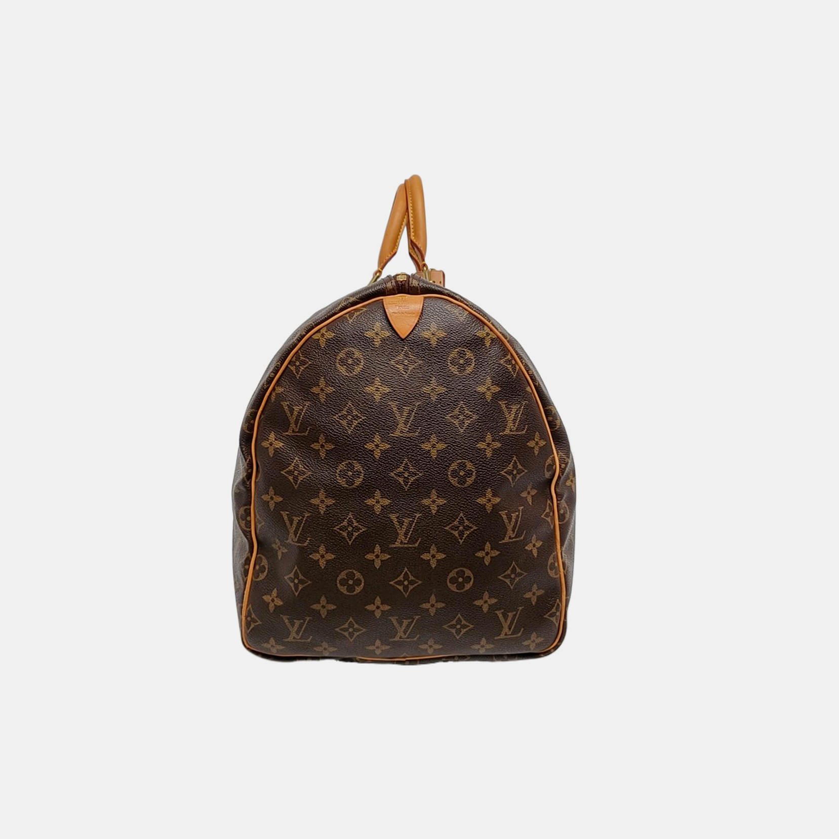 SAC SOUPLE Monogram Coated Canvas Brown